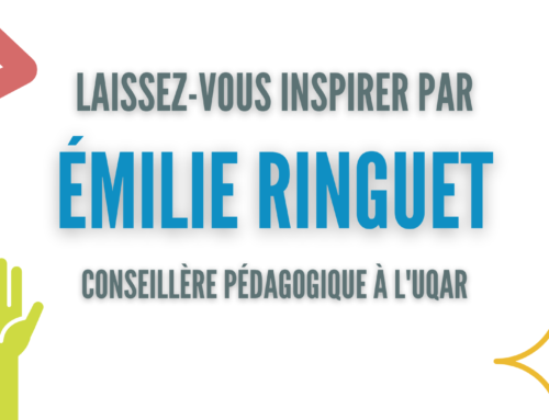 Émilie Ringuet, actrice inspirante de la FAD