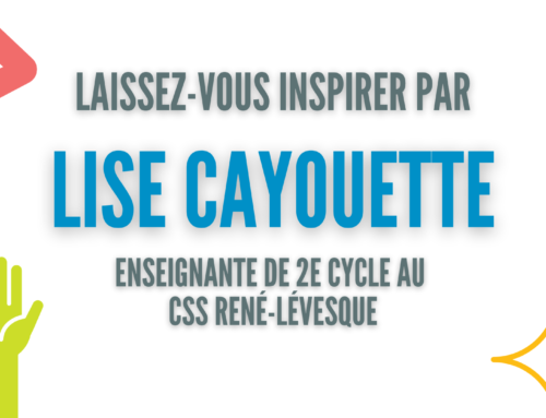 Lise Cayouette, actrice inspirante de la FAD